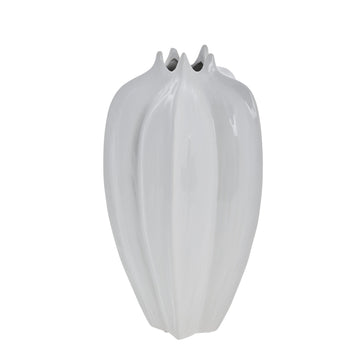 Jielle vase 20x20 cm. Hvit