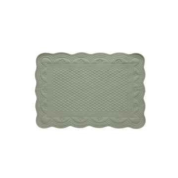 Estrid bordmatte 48,5x33,5 cm. Salviegrønn