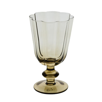 Floretta vinglass D9 H15,5 Taupe