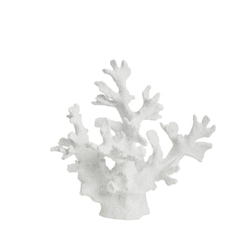 Corelle dekorasjon korall 22,5x13 cm. Hvit