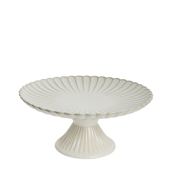 Camille kakefat 27x27 cm. Off White