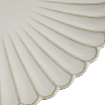 Camille kakefat 15,5x15,5 cm. Off White