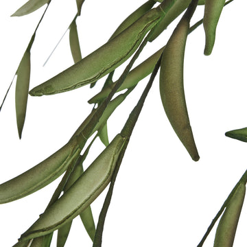 Happia blomsterdekorasjon H4 cm. Grønn