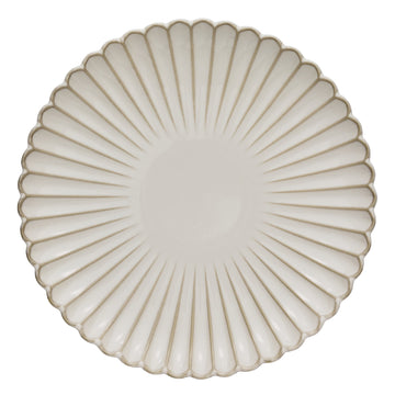 Camille kakefat 27x27 cm. Off White