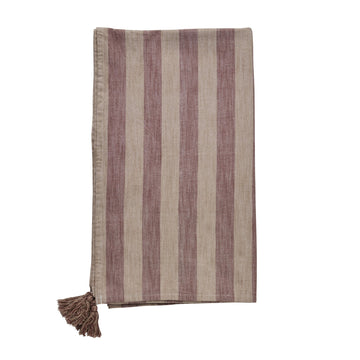 Felima strandteppe stripete / 200x140 cm Tigersøye/Rose Tan