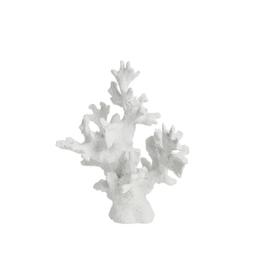 Corelle dekorasjon korall 22,5x13 cm. Hvit