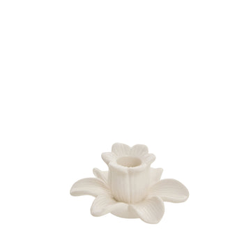 Deanne blomsterlysestake H5,6 Off White