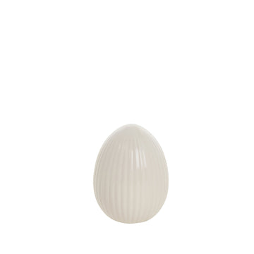Delinne eggdekorasjon H7.7 Off White