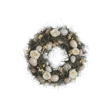 Nannia-krans H8 Grønn/Hvit