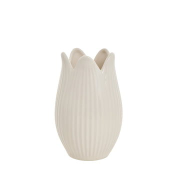 Dainne vase H12 Off White