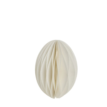 Papillaeggdekorasjon H15 Off White