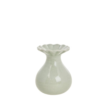 Dalia vase H8,8 L. Grønn