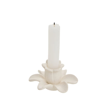 Deanne blomsterlysestake H5,6 Off White