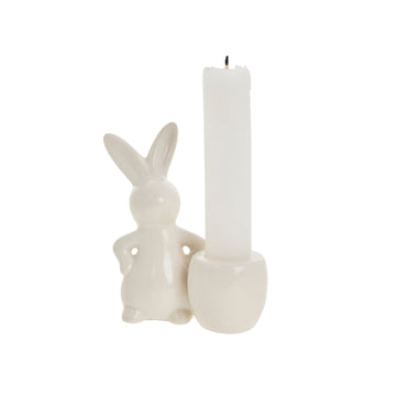 Dissia kaninlysestake H9 Off White