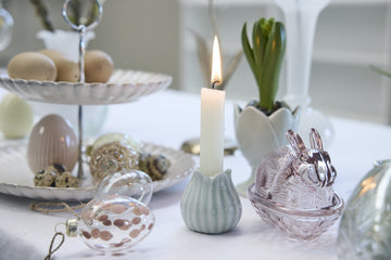 Delinne eggdekorasjon H7.7 Rosa