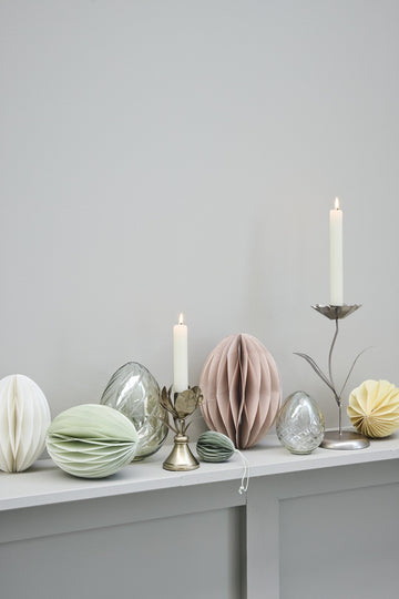 Papillaeggdekorasjon H15 Gul