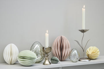 Papillaeggdekorasjon H15 Gul