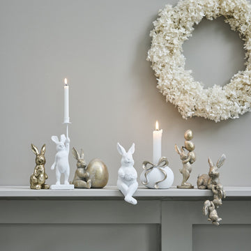 Selille kanindekorasjon H11,2 L. Gull