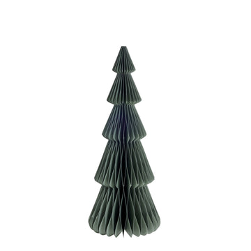 Poelle dekorasjon H35 cm. grønn