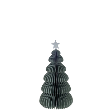 Paline papirjuletre H25 cm. grønn