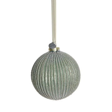 Norille julekule H10 cm. grønn