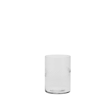 Carla vase H13 cm. transparent