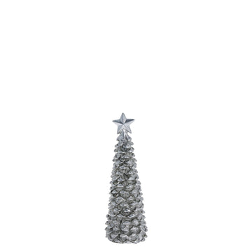 Serafina juletre H19,5 cm. antikk sølv