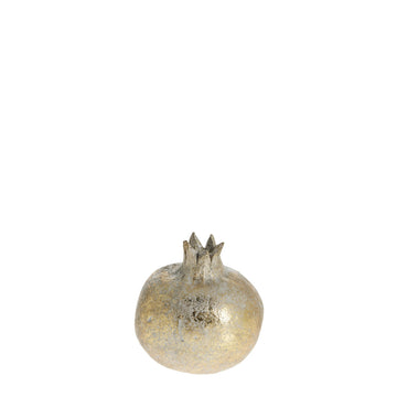 Serafina granateple H8 cm. lys gull