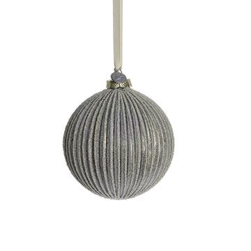 Norille julekule H10 cm. brun