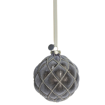 Norille julekule H10 cm. brun