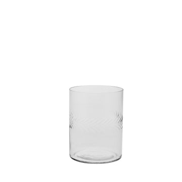 Carla vase H16,5 cm. transparent