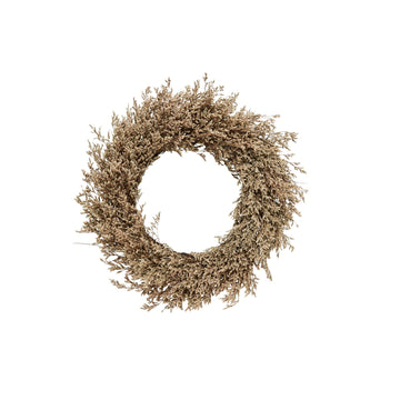 Marita krans Ø45 cm. sand gress