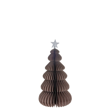 Paline papirjuletre H25 cm. støvet rosa