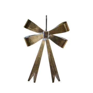 Missia ornament H25 cm. lys gull