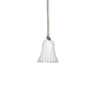 Glosille ornament H8 cm. sand