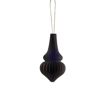 Poelle ornament H10 cm. brun