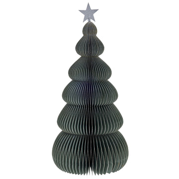 Paline papirjuletre H40 cm. grønn