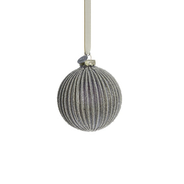 Norille julekule H8 cm. brun