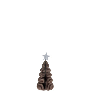 Paline papirjuletre H15 cm. støvet rosa