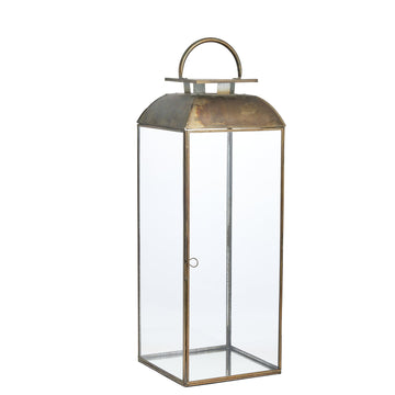Sigrid lykt H62 cm. antikk gull