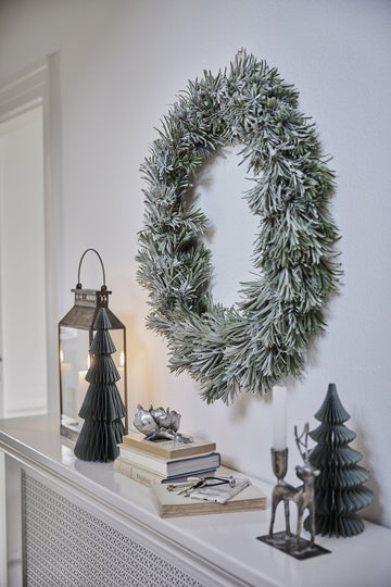 Misella rådyr stake H20 cm. antikk sølv