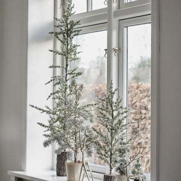 Cedille LED kunstig juletre H22 cm. grønn gran
