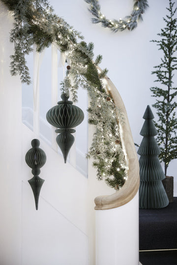 Cedille LED girlander 153 cm. grønn