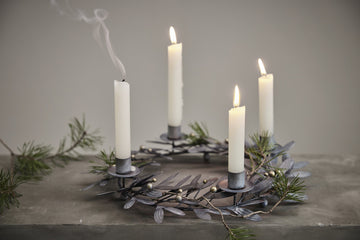 Mistlia adventsstake H7 cm. antikk grå