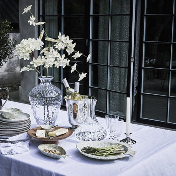 Anglaise serviett 45x45 cm. Hvit