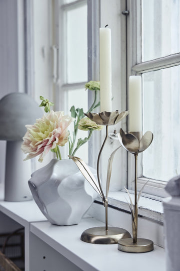 Jinia vase 17,5x17,5 cm. Hvit