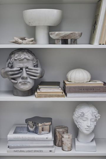 Sielle dekorasjon 31x12 cm. hvit