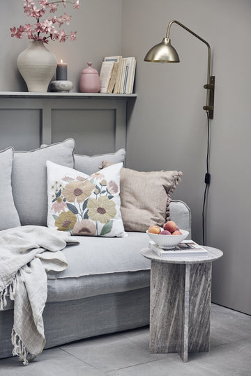 Vimina putetrekk 50x50 cm. Off White