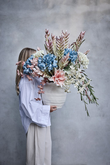 Happia blomsterdekorasjon H4 cm. Grønn