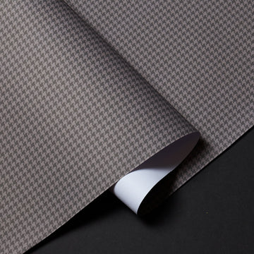 Halvor Bakke gavepapir 70cm x 5m, Houndstooth brown